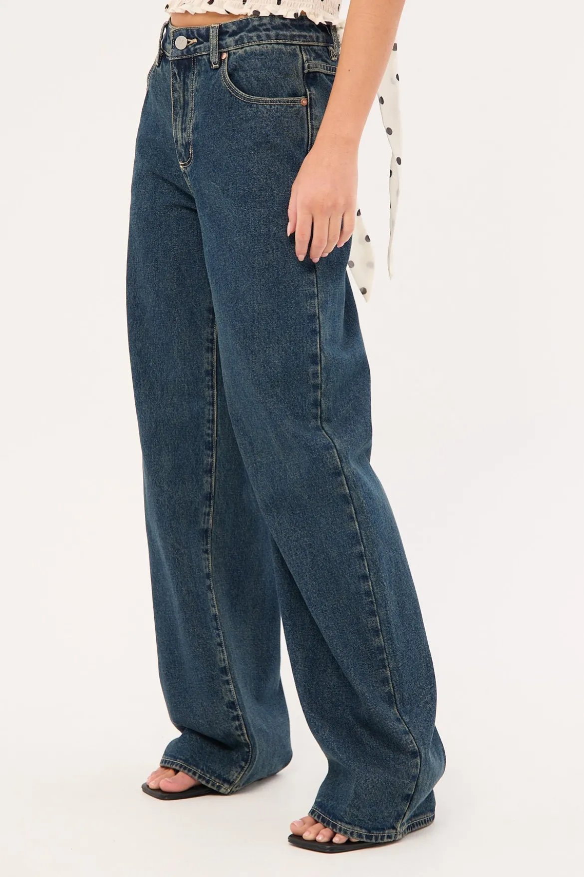 95 Mid Rise Baggy Jean Lola Deep Blue
