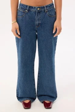 95 Mid Rise Baggy Petite Jean Bella Blue