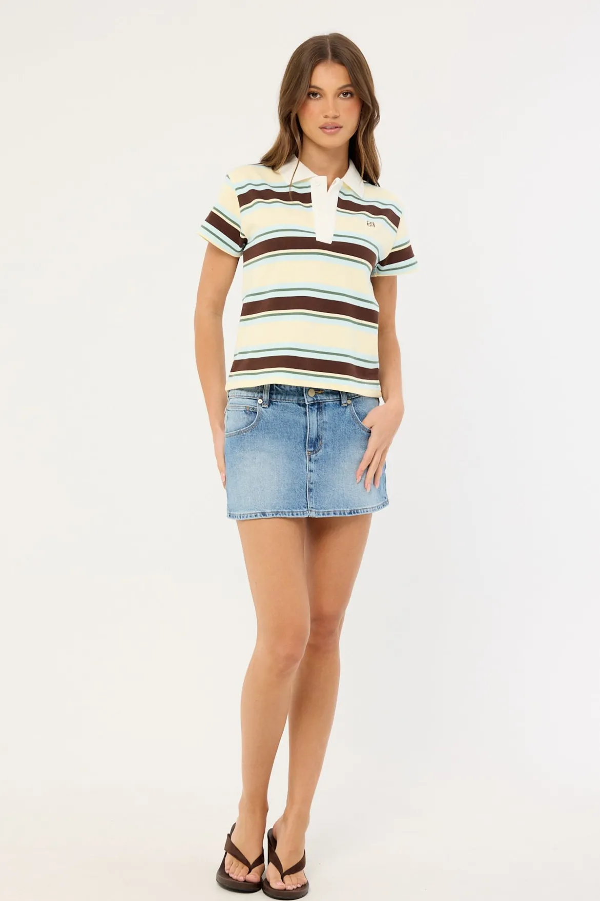 99 Skirt Paloma Mid Blue Denim