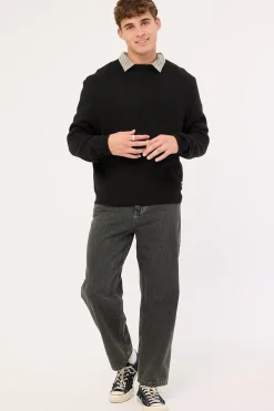 91 Star Knit Sweater Black