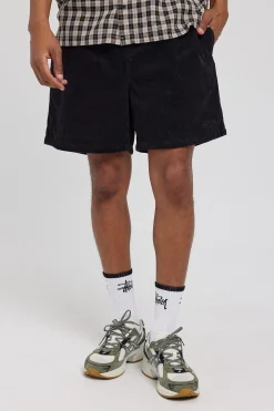 91 Wide Cord Beachshort Pigment Black