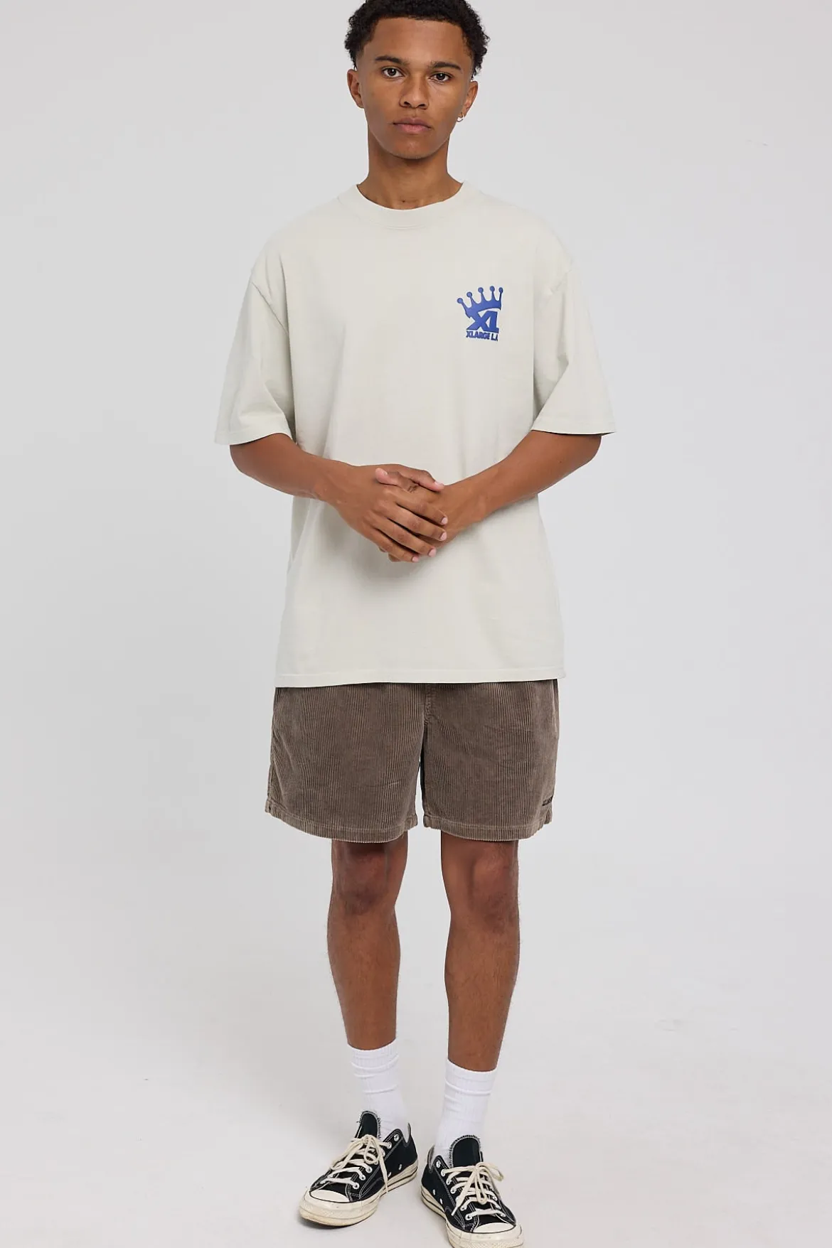 91 Wide Cord Beachshort Pigment Coffee