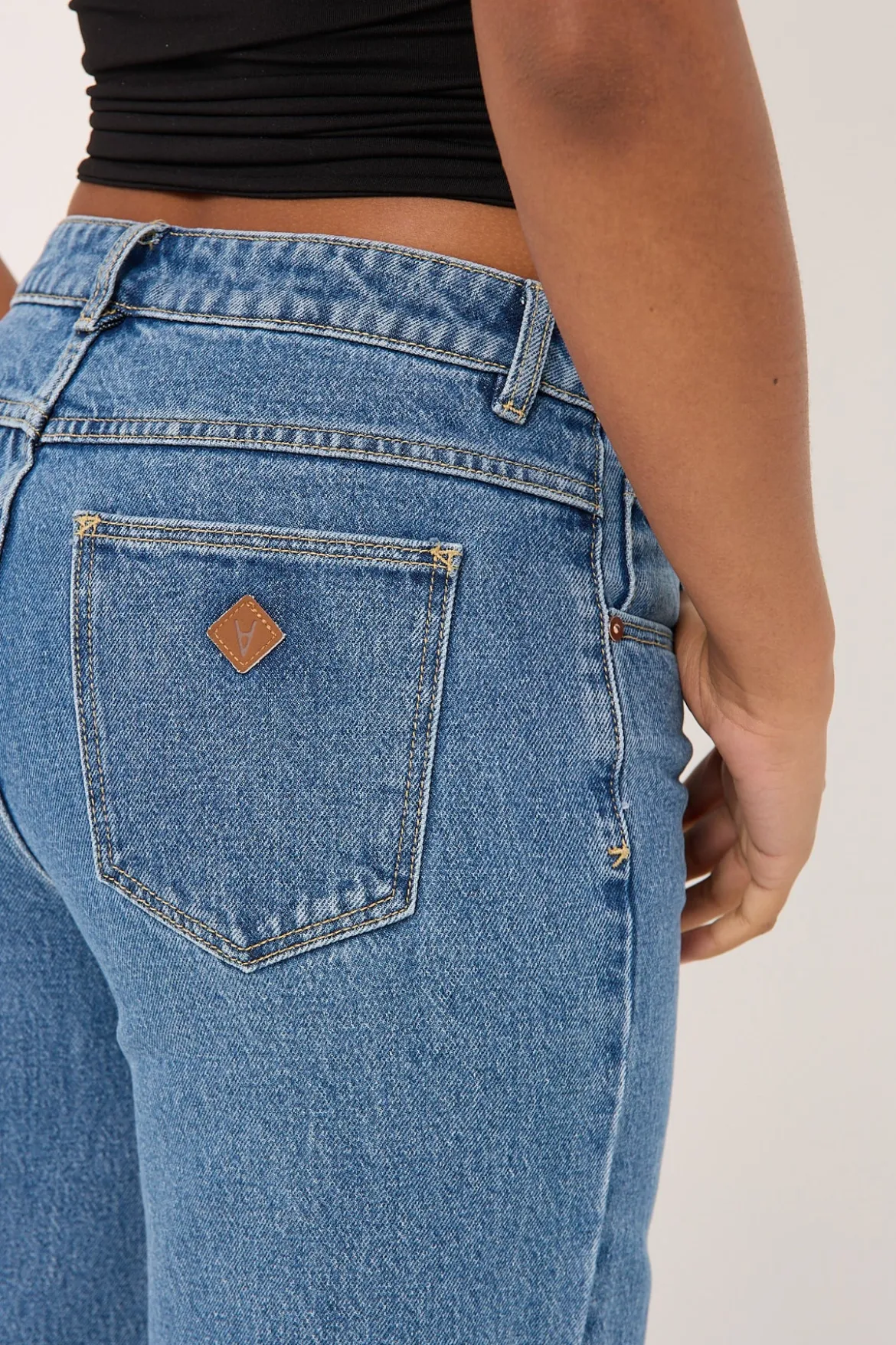 95 Wide Jean Eva Blue Organic
