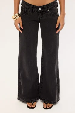 00 Wide Low Rise Jean Heidi RCY Black