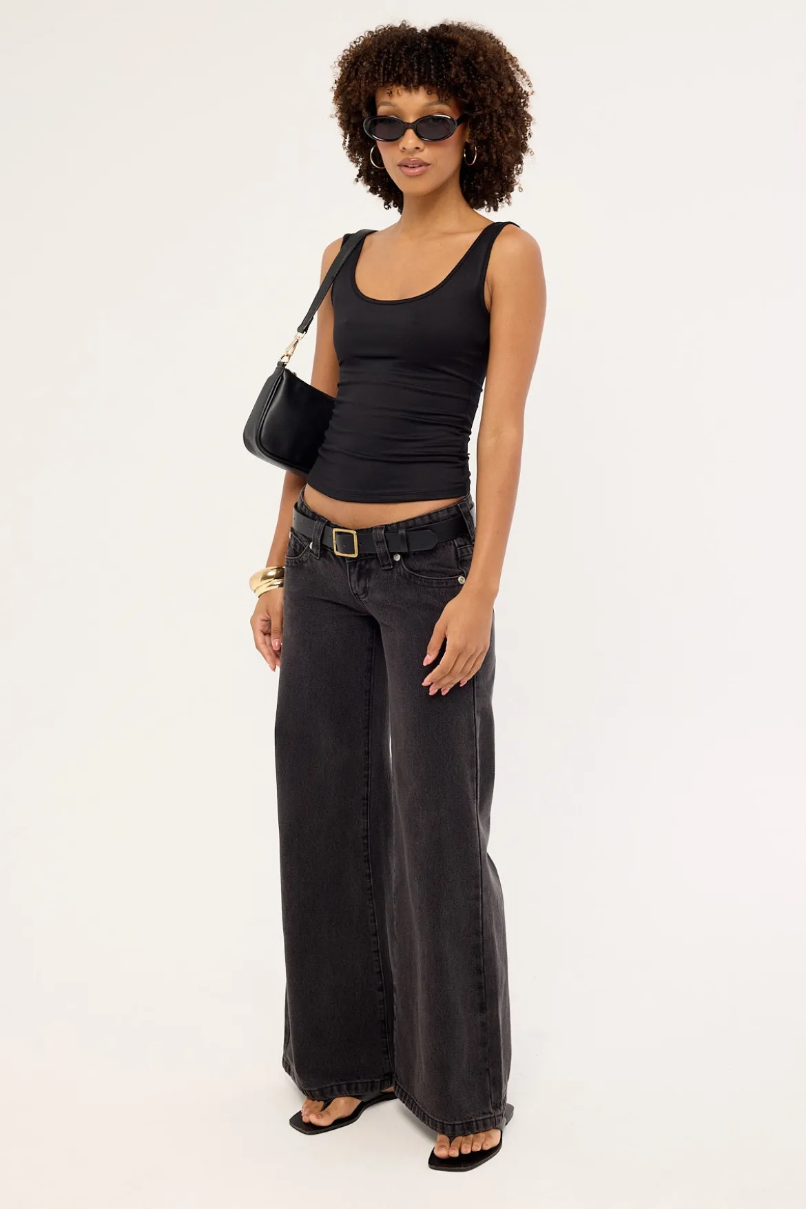 00 Wide Low Rise Jean Heidi RCY Black