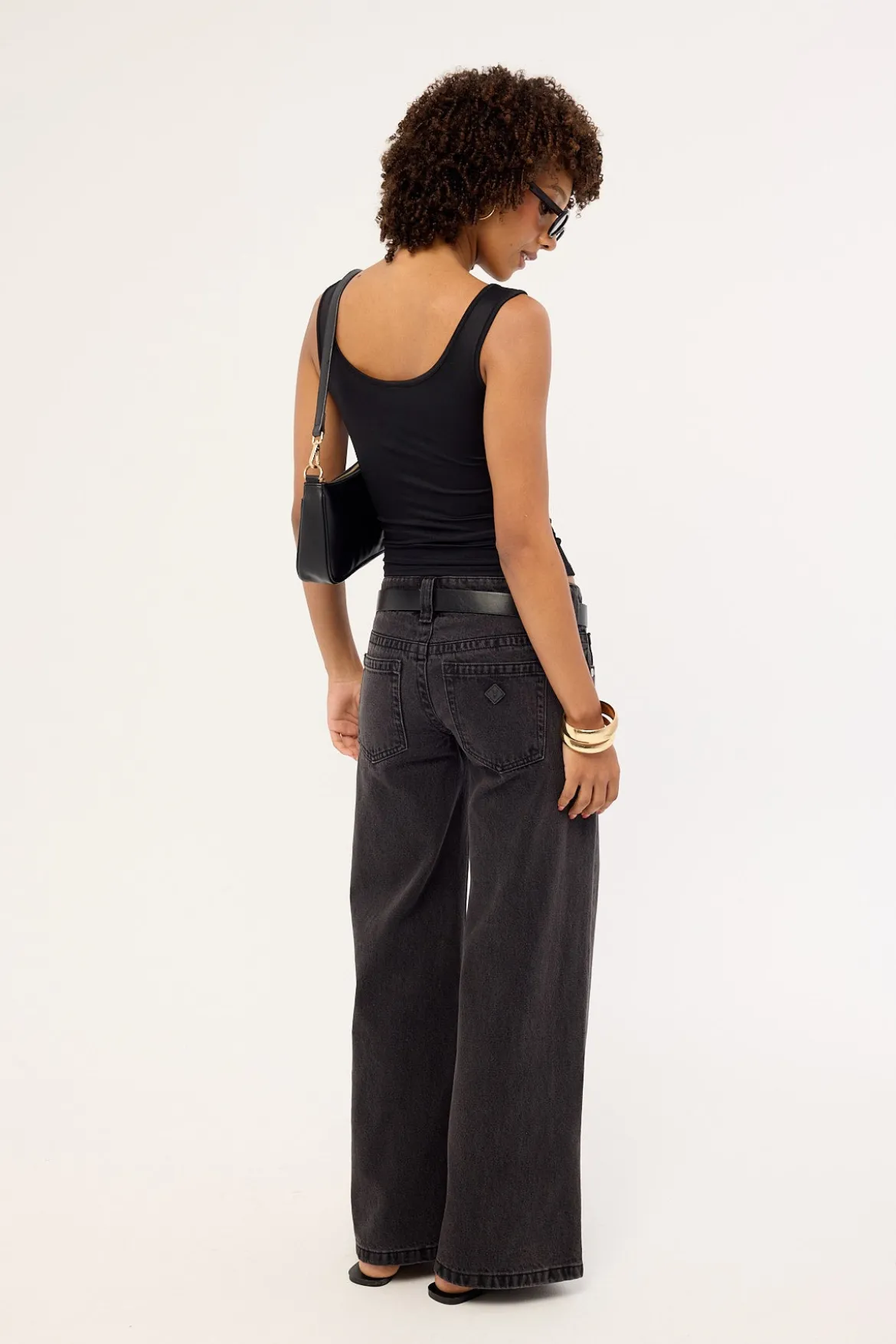 00 Wide Low Rise Jean Heidi RCY Black