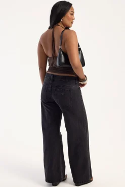 00 Wide Low Rise Jean Heidi RCY Black