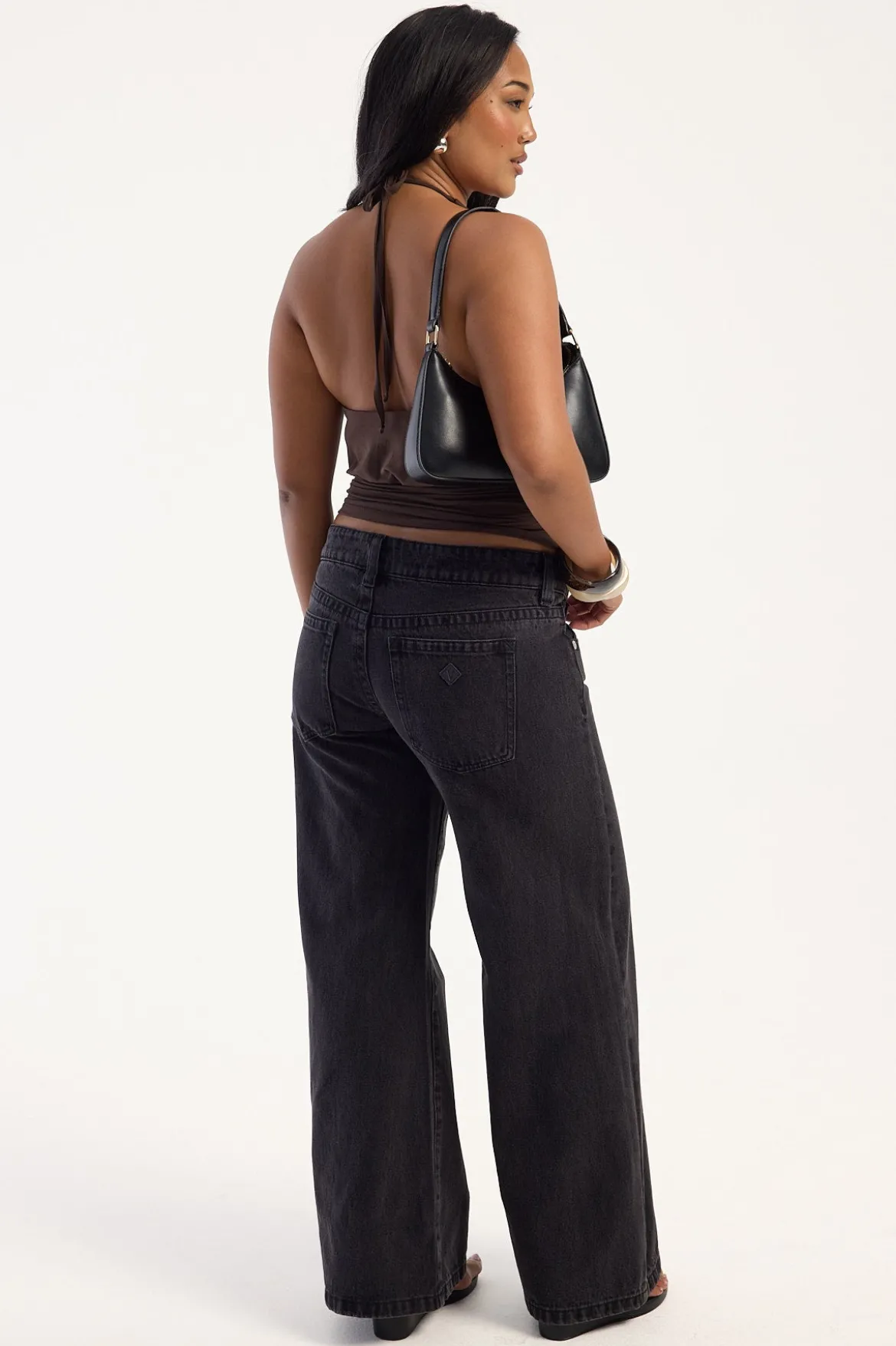 00 Wide Low Rise Jean Heidi RCY Black