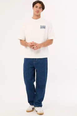 3 Worlds Box Cutter Tee White
