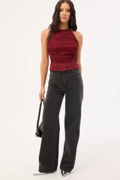 A 94 High & Wide Jean Charo Black