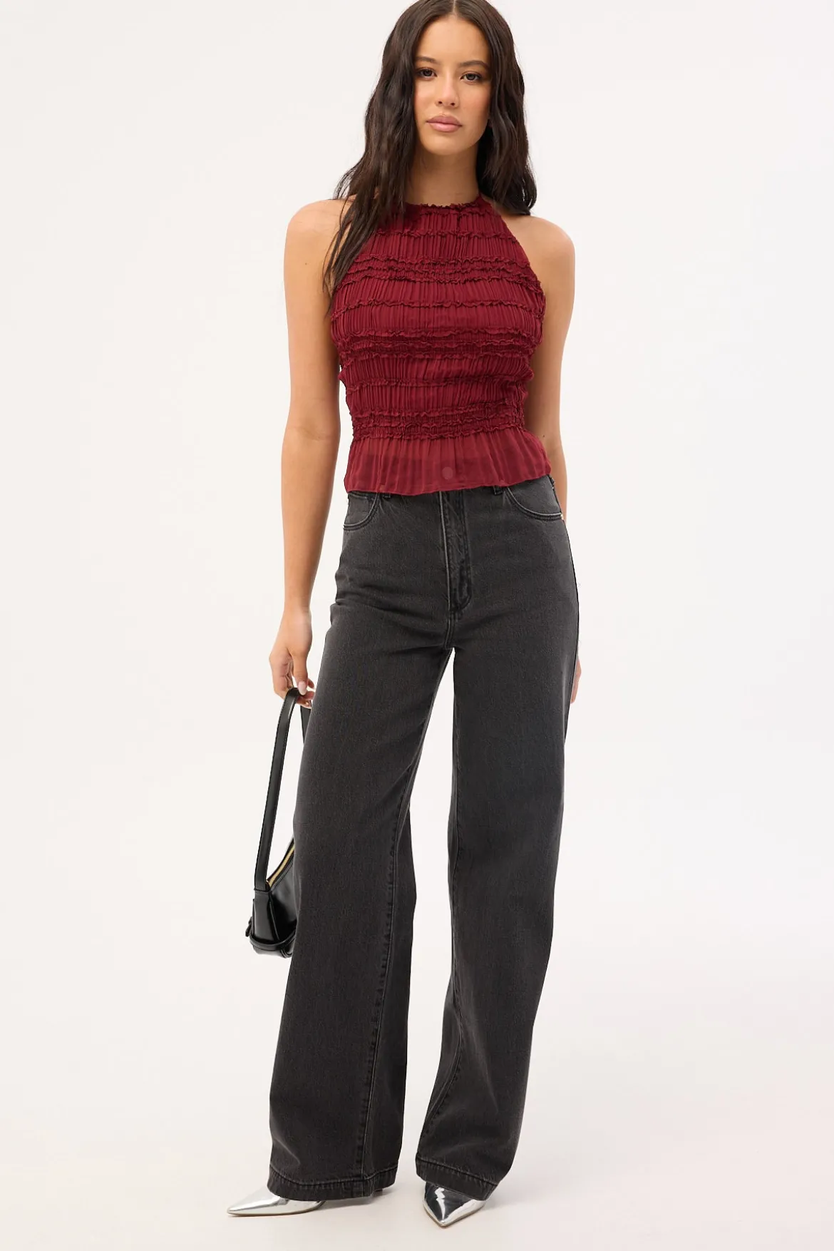 A 94 High & Wide Jean Charo Black