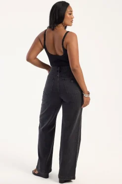 A 94 High & Wide Jean Charo Black