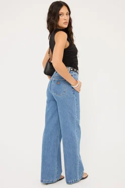 A 94 High & Wide Jean Eva Blue Organic