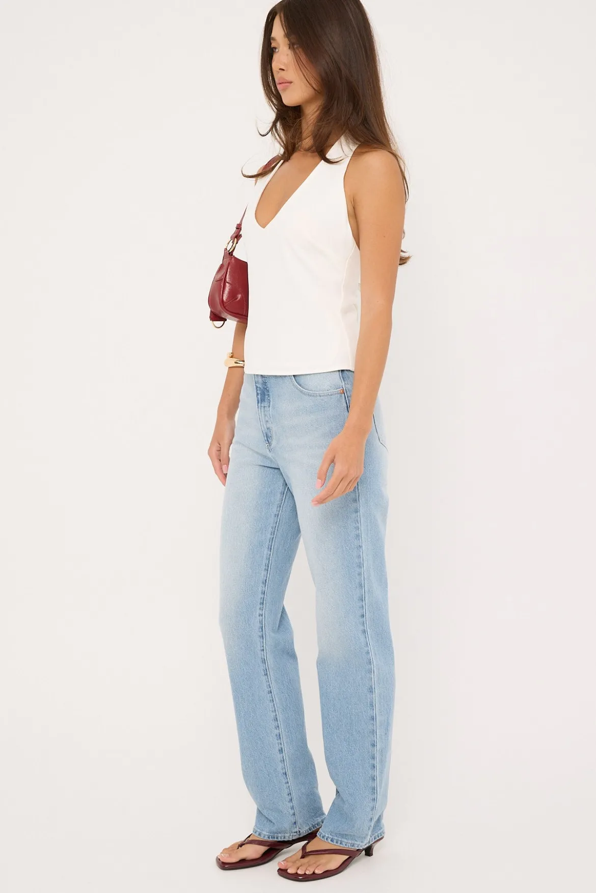 A 94 High Straight Jean Gia Blue