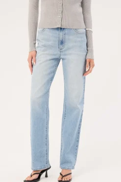 A 94 High Straight Petite Jean Gia Organic Blue