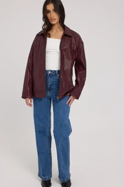 A 94 High Waisted Wide Jean Chantell Organic Blue