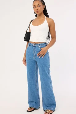 A 94 High Waisted Wide Jean Debbie