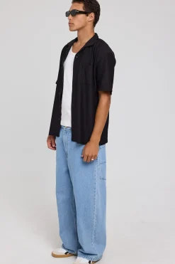 A7 Baggy Dodd Bleached Vintage Blue