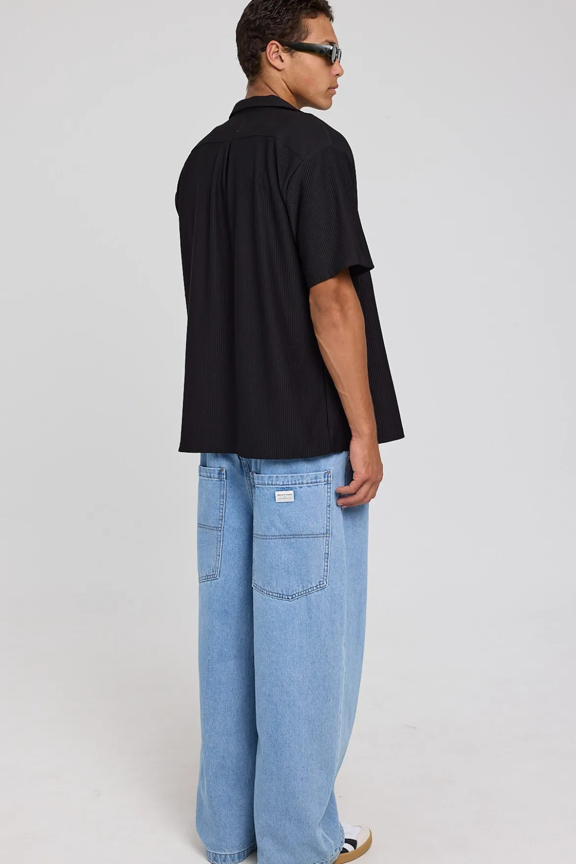 A7 Baggy Dodd Bleached Vintage Blue