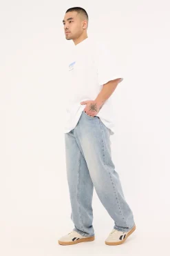 A5 Baggy Jean Harris Bleached Blue