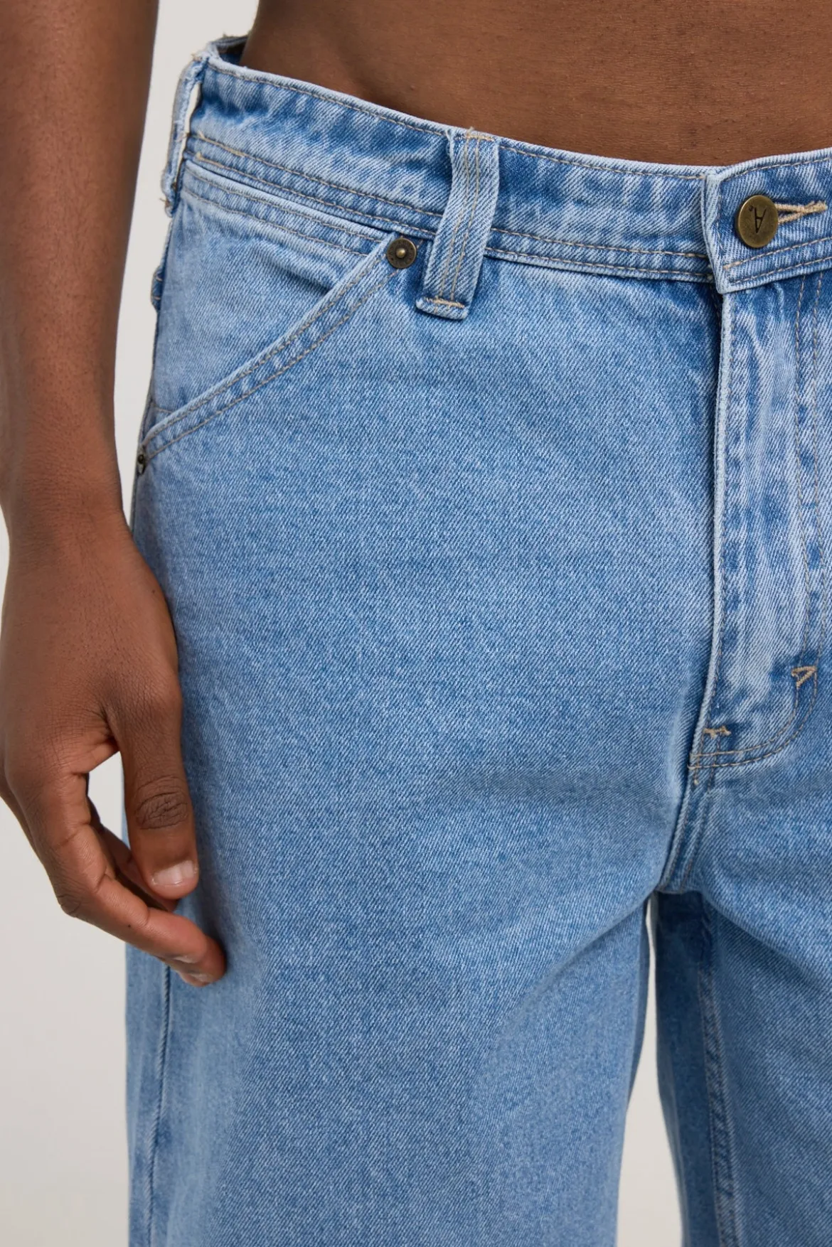 A5 Baggy Short Larry Mid Blue