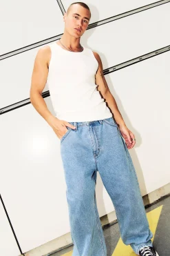 A6 Big Baggy Corey RCY Jean Mid Blue