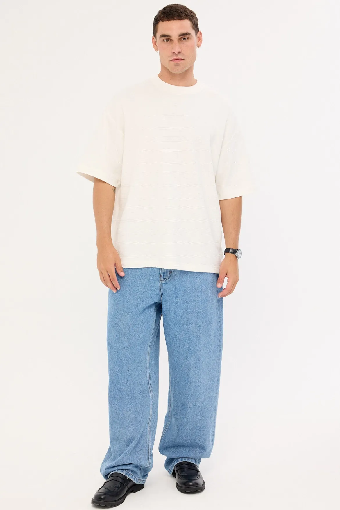 A6 Big Baggy Corey RCY Jean Mid Blue