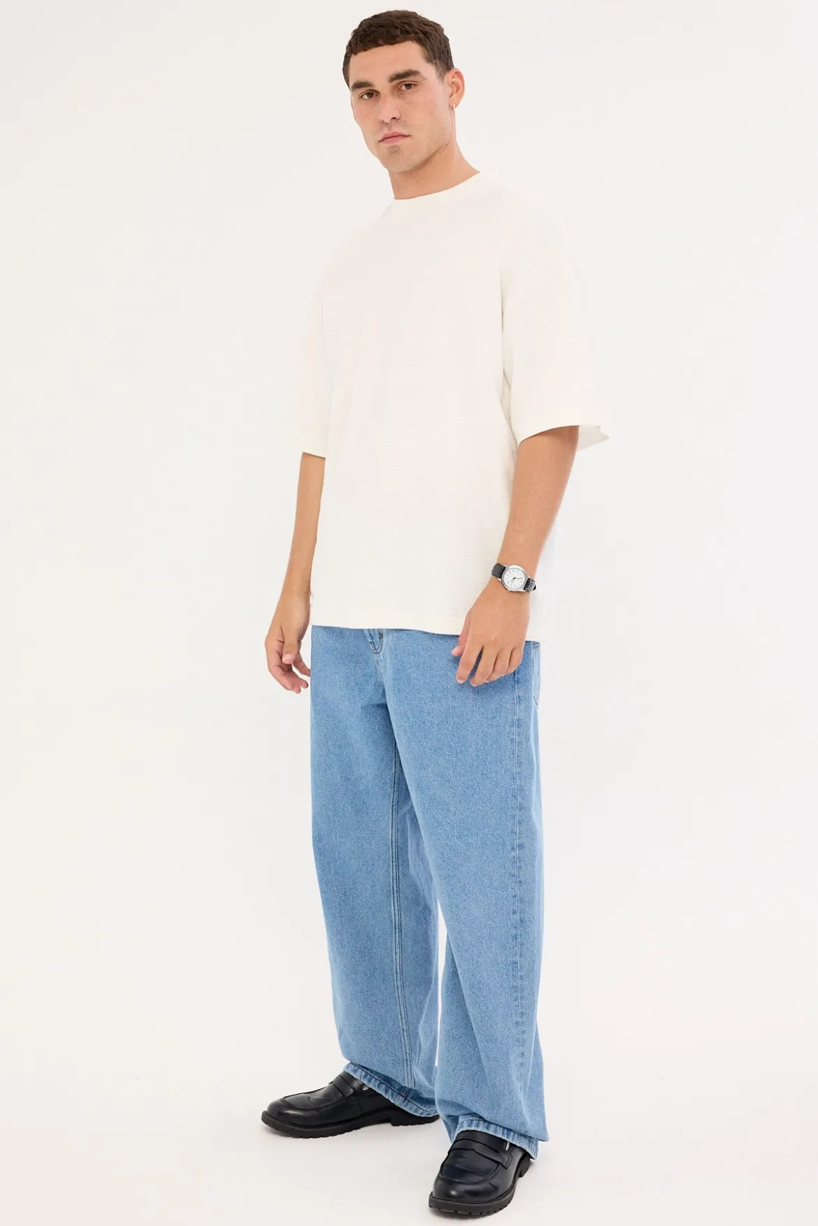 A6 Big Baggy Corey RCY Jean Mid Blue