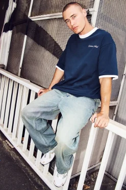 A6 Big Baggy Jean Carson Green/Blue