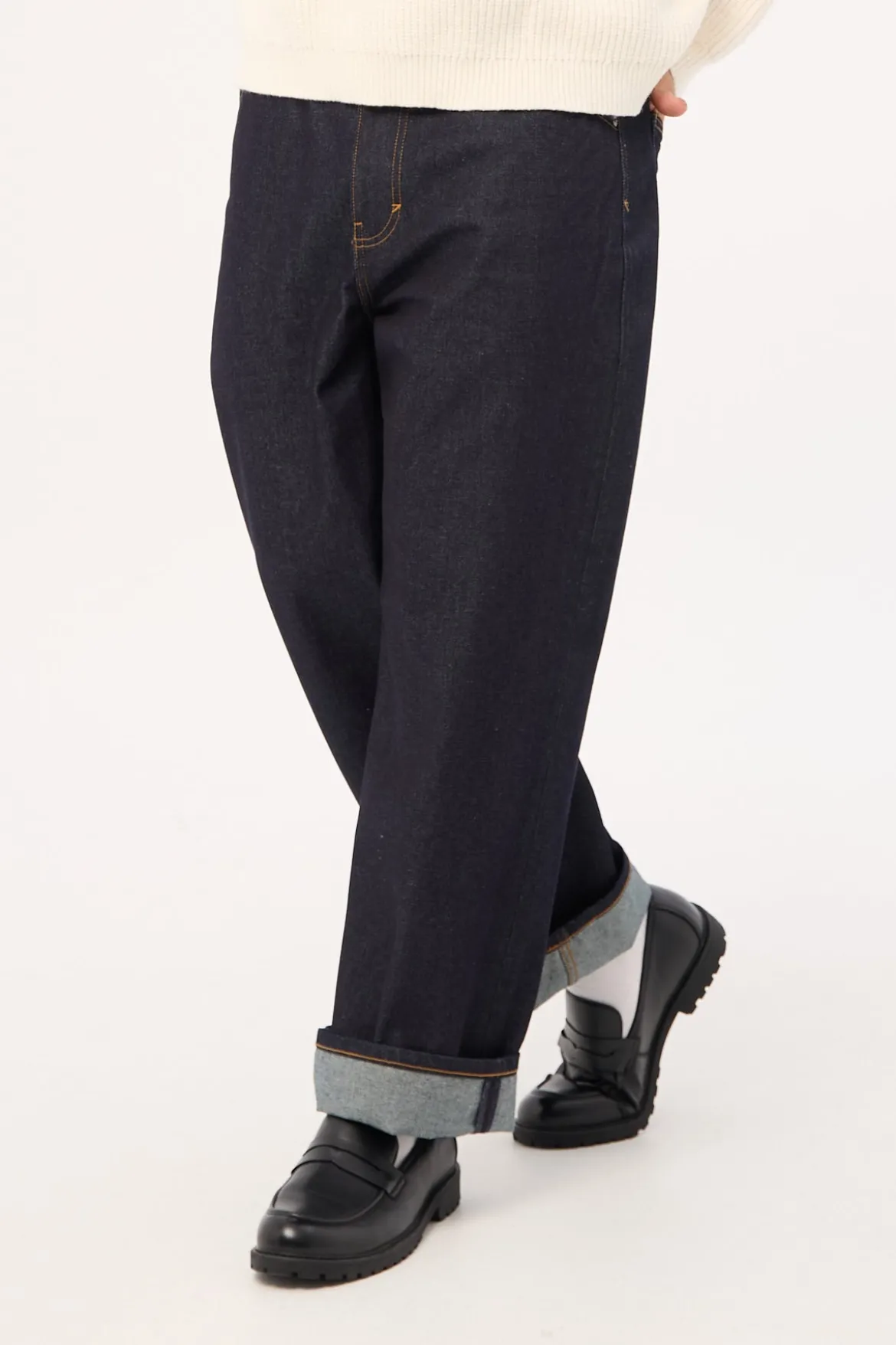 A6 Big Baggy Jean Scout Raw Indigo