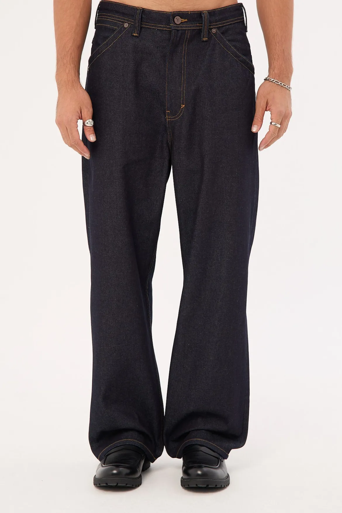 A6 Big Baggy Jean Scout Raw Indigo