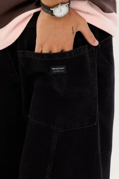 A6 Big Cocoon Jean Skyler Washed Black