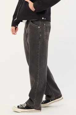 A5 Big Stitch Jean Frank Washed Black