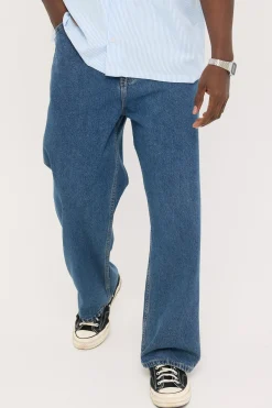A6 Brett Big Baggy Jean Mid Vintage Indigo
