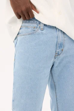 A Chopped Straight Jean Walkman Blue