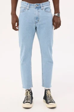 A Chopped Straight Jean Walkman Blue