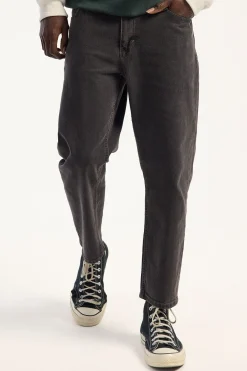 A3 Crop Jean Bazza Washed Black