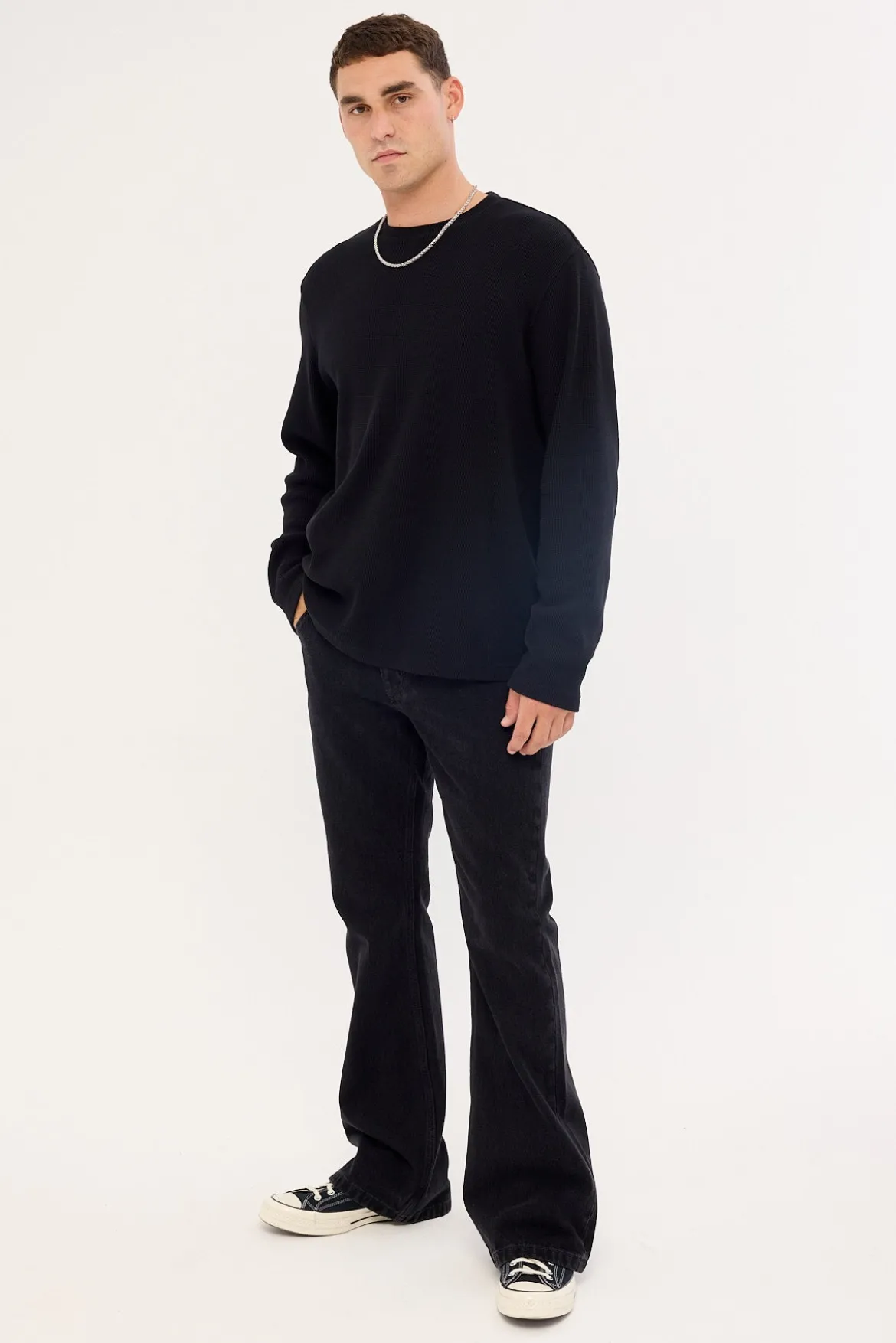 A4 Flare Skyler Washed Black