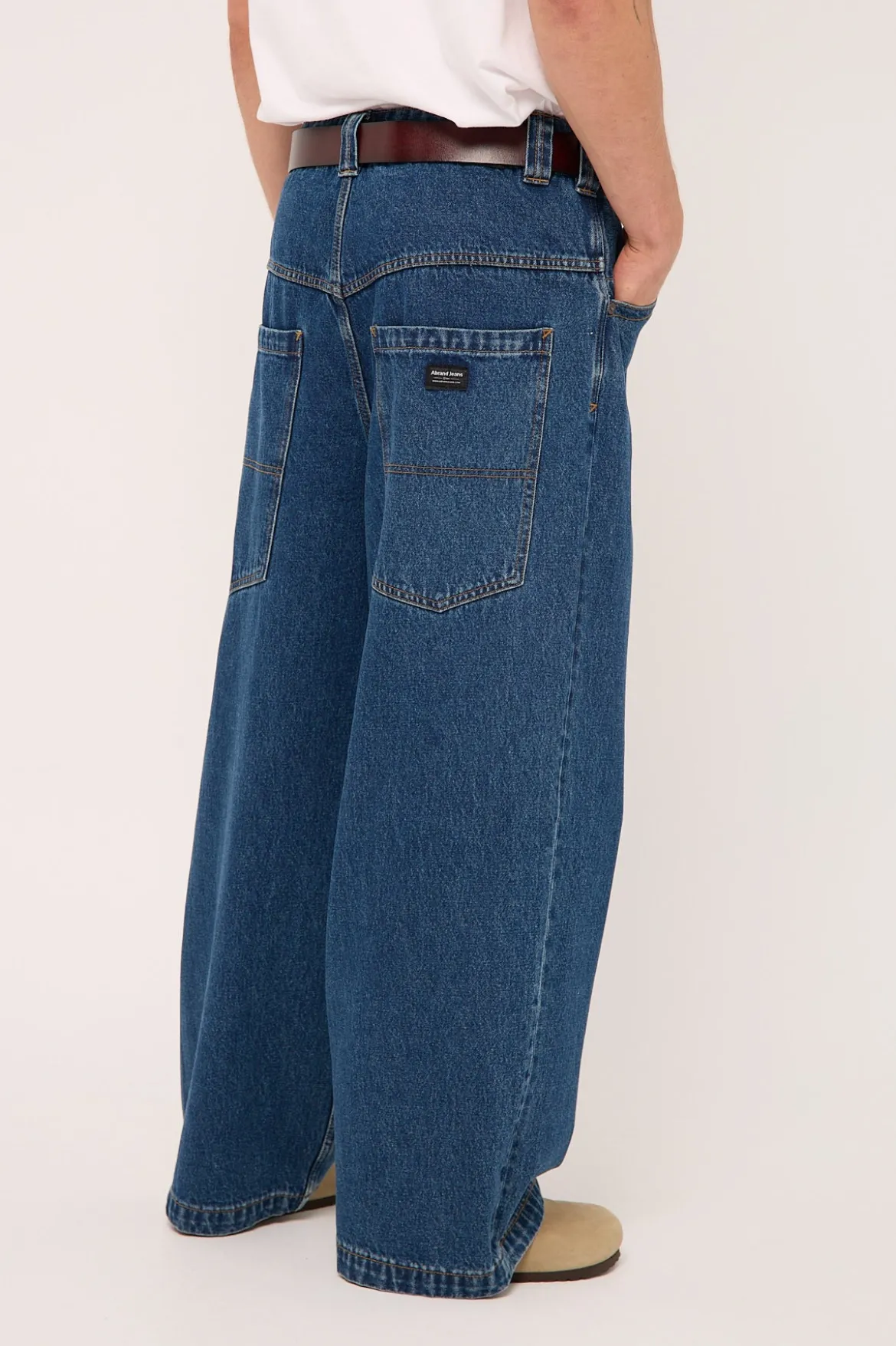 A7 Gavin Mega Baggy Jean Mid Vintage Indigo