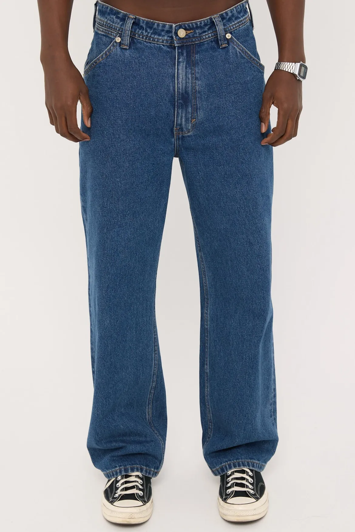 A5 Greg Baggy Jean Mid Vintage Indigo