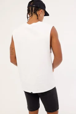 A Haven For The Restless Merch Fit Muscle Tee Merch White