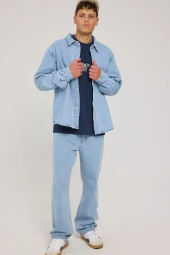 A5 Shacket John Bleach Blue
