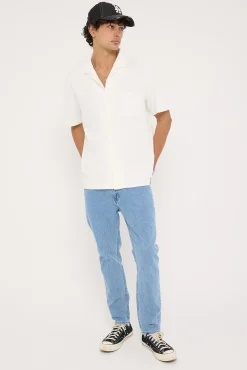 A2 Slim Jean Simon Bleached Vintage Indigo