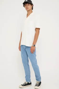A2 Slim Jean Simon Bleached Vintage Indigo