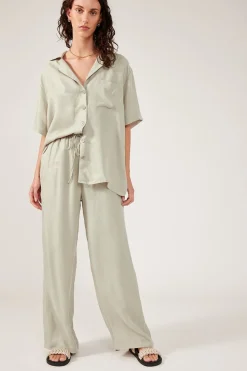 Ace Cupro Pant SLATE