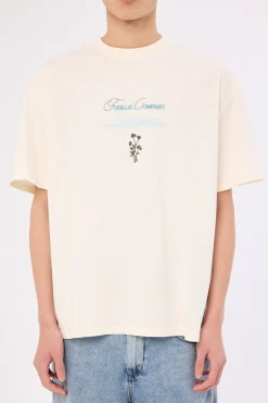 Adaption to Gravitation Box Fit Oversize Tee Snow White