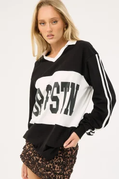 Addison Rugby Jersey Black