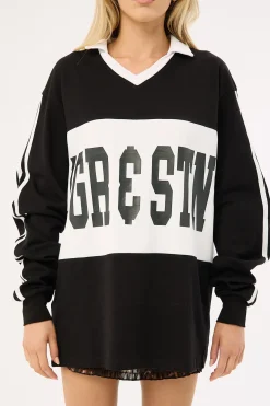 Addison Rugby Jersey Black
