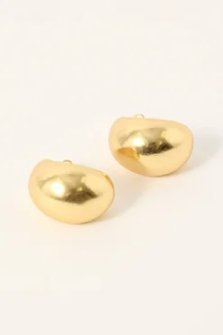 Adeline Earrings Brushed Gold