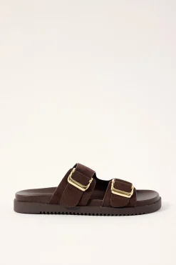 Adley Dark Cacao Suede